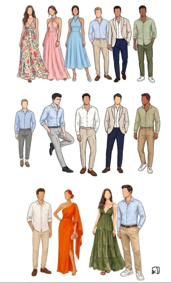 Referências de looks no estilo esporte fino praiano